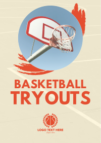 Basketball Tryouts Poster | BrandCrowd Poster Maker