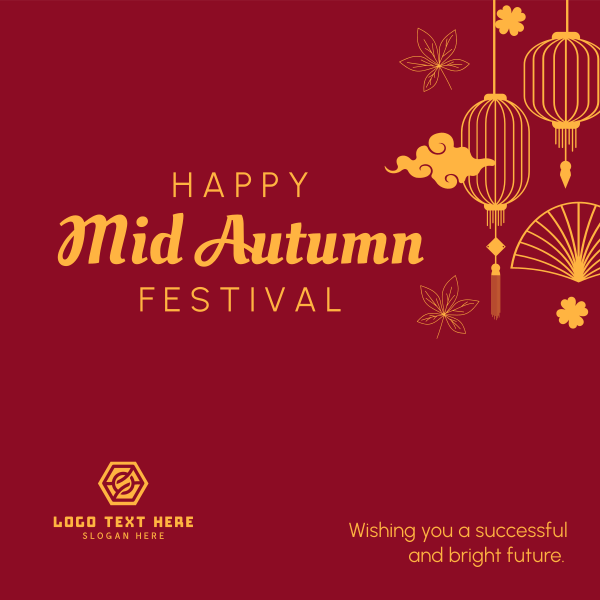 Happy Mid Autumn Festival Instagram Post Design Image Preview