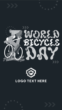 Go for Adventure on Bicycle Day Facebook Story Design