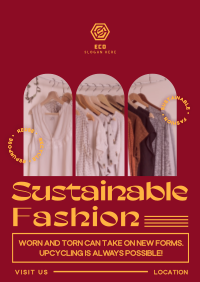 Minimalist Sustainable Fashion Poster Image Preview