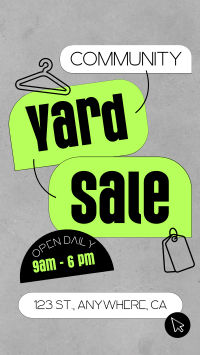 Community Yard Sale Thrift Facebook Story Image Preview