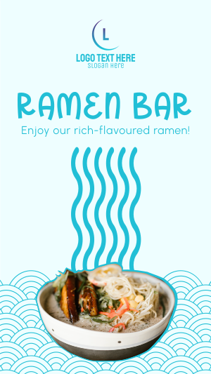 Ramen Restaurant Instagram story