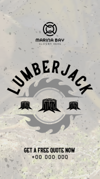 Rustic Master Lumberjack YouTube Short Image Preview