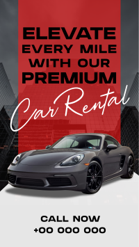 Modern Premium Car Rental Instagram reel Image Preview