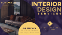 Interior Design Services Facebook Event Cover Design