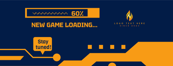 New Game Loading Facebook Cover Design Image Preview