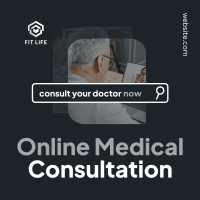 Online Doctor Consultation Instagram post Image Preview