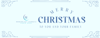 Christmas Holiday Ornament Facebook cover Image Preview