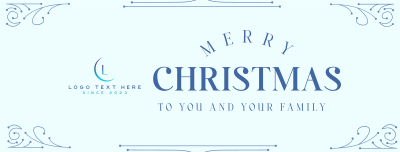 Christmas Holiday Ornament Facebook cover Image Preview