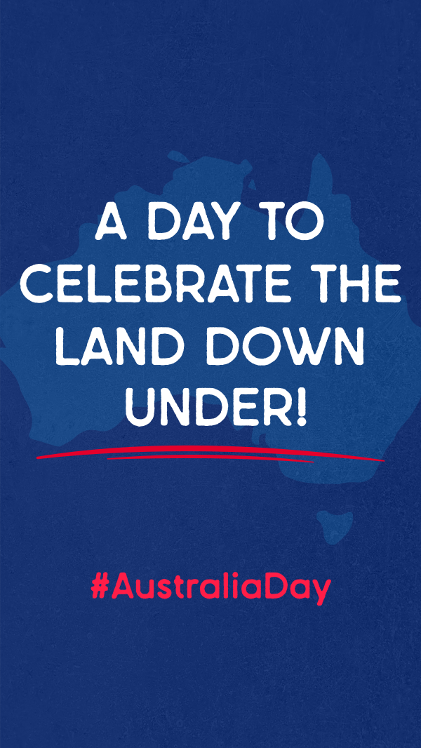 Australian Day Map Instagram Story Design Image Preview