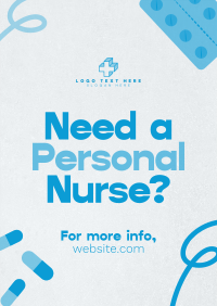 Caring Professional Nurse Flyer Design