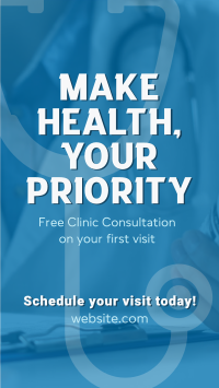 Clinic Medical Consultation Instagram Reel Image Preview