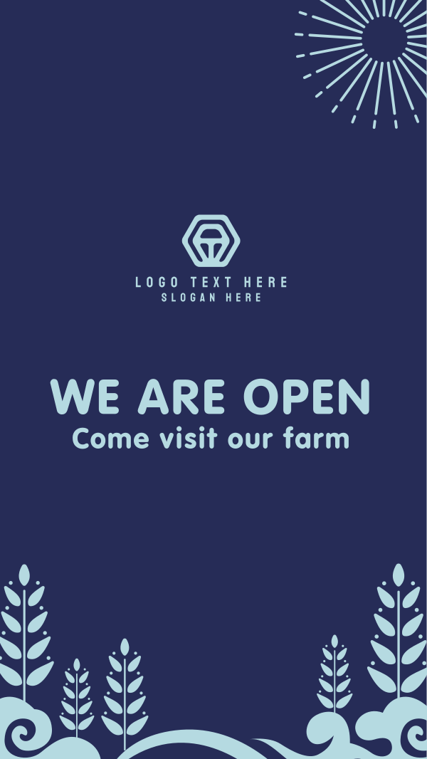Farm Welcome Page Instagram Story Design Image Preview