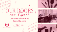 Grand Opening Salon Facebook Event Cover Image Preview