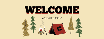 Cozy Campsite Facebook cover Image Preview