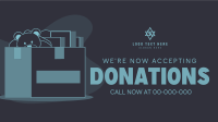 Donation Box Facebook Event Cover Design