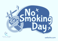 Quit Smoking Now Postcard Image Preview