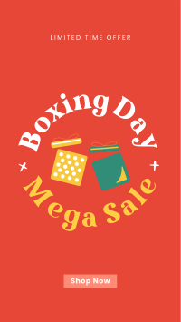 Boxing Day Is Coming Facebook story Image Preview