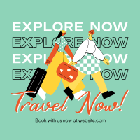 Explore & Travel Instagram Post Design