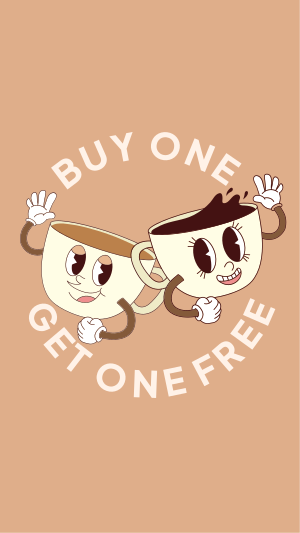 Coffee Buy One Get One  Instagram story Image Preview