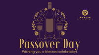 Celebrate Passover Facebook Event Cover Design