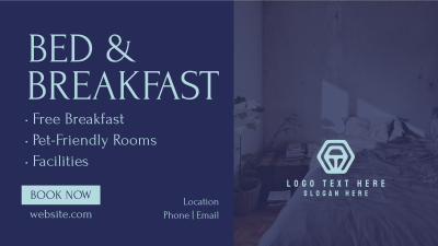 Bed and Breakfast Services Facebook event cover Image Preview