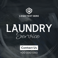 Clean Laundry Service Linkedin Post Design
