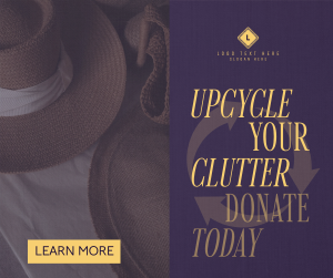 Sustainable Fashion Upcycle Campaign Facebook post Image Preview