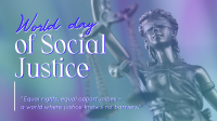 World Social Justice Day Animation Image Preview