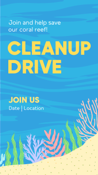 Clean Up Drive Facebook Story Design