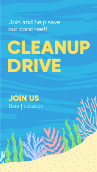 Clean Up Drive Facebook story Image Preview