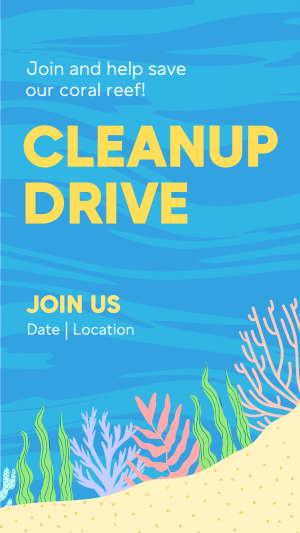 Clean Up Drive Facebook story Image Preview