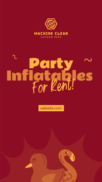 Party Inflatables Rentals Facebook story Image Preview