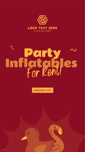 Party Inflatables Rentals Facebook story Image Preview