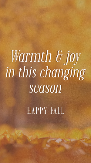 Autumn Season Quote Facebook story Image Preview