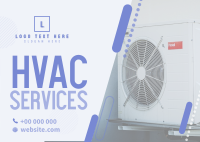Fast HVAC Services Postcard Design