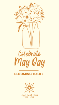 May Day Spring Facebook story Image Preview