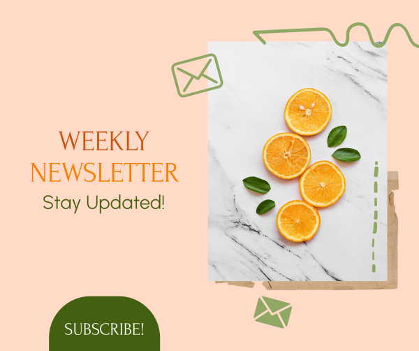 Fruity Weekly Newsletter Facebook Post Design Image Preview