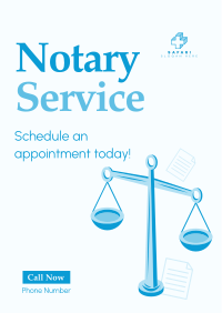Professional Notary Services Flyer Design