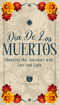 Traditional Dia De Muertos Instagram Reel Design