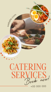 Food Catering Events TikTok video Image Preview
