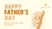 Father's Day Koala Facebook Event Cover Design