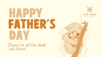 Father's Day Koala Facebook Event Cover Image Preview