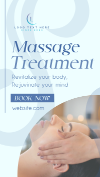 Simple Massage Treatment TikTok video Image Preview
