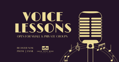 Vocal Session Facebook ad Image Preview