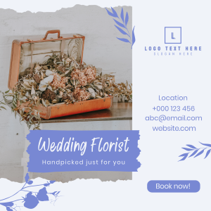 Wedding Florist Instagram post Image Preview
