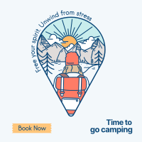 Go Camping Instagram post Image Preview