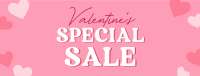 Valentine Hearts Special Sale Facebook Cover Design