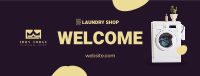 Laundry Shop Opening Facebook Cover Image Preview