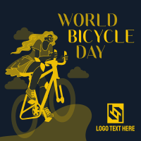 Lets Ride This World Bicycle Day Linkedin Post Brandcrowd Linkedin Post Maker 6532